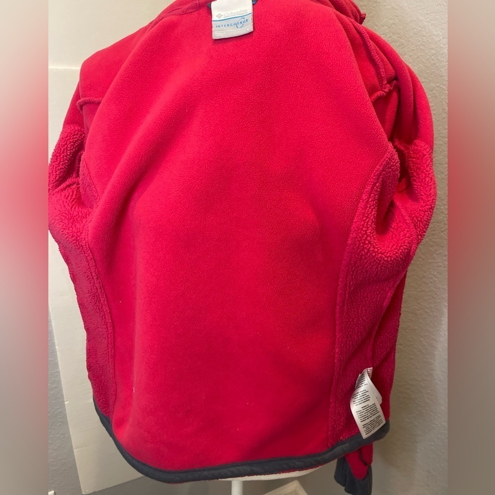 Columbia Full Zip Hooded Jacket Youth Size Large Hot Pink - Picture 13 of 16